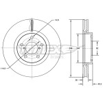 TOMEX Brakes Bremsscheibe